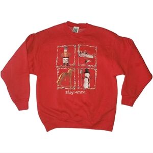 VINTAGE XMAS SWEATER LARGE LIKE NEW